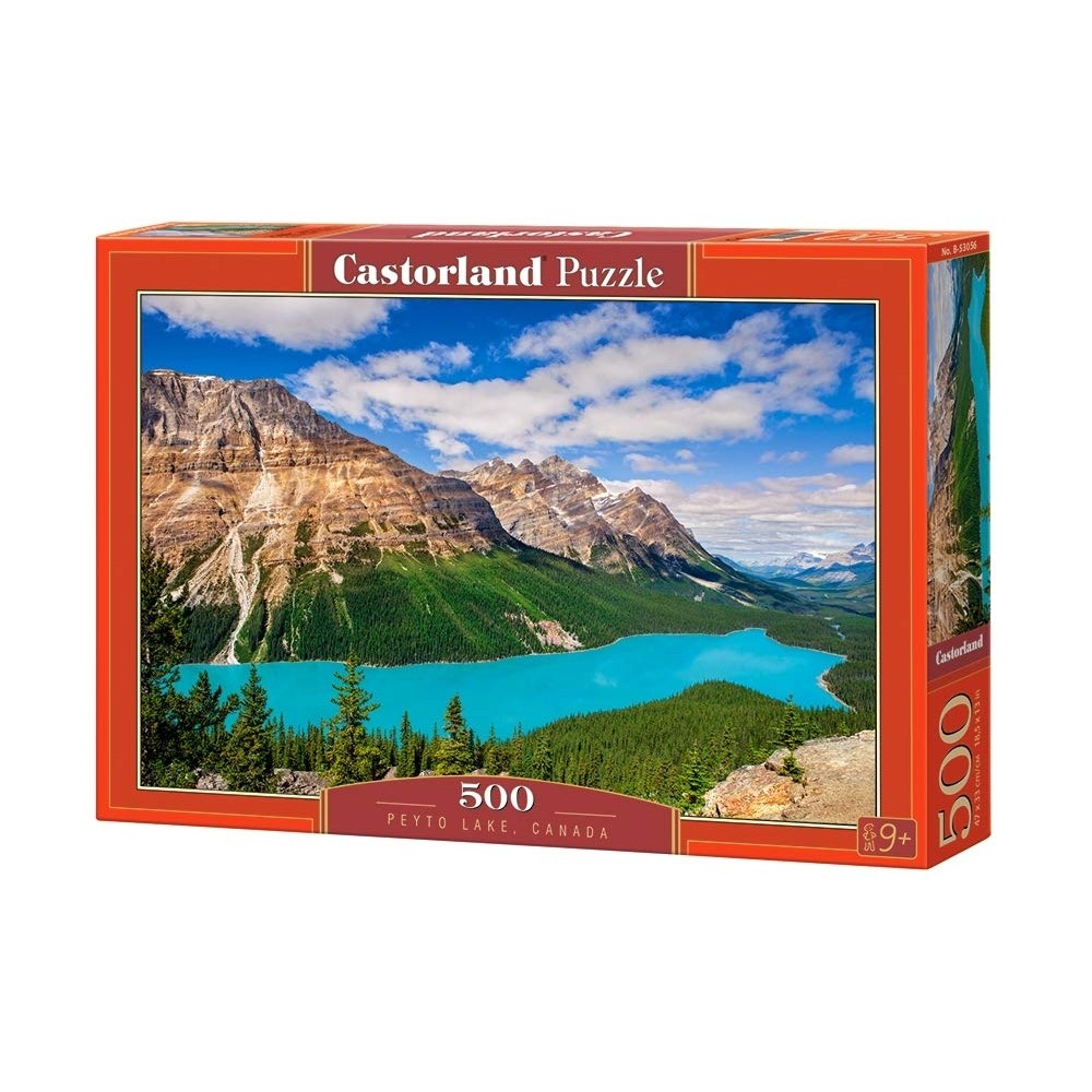 Παζλ Castorland 500 κομμάτια - Η λίμνη Peyto, Καναδάς