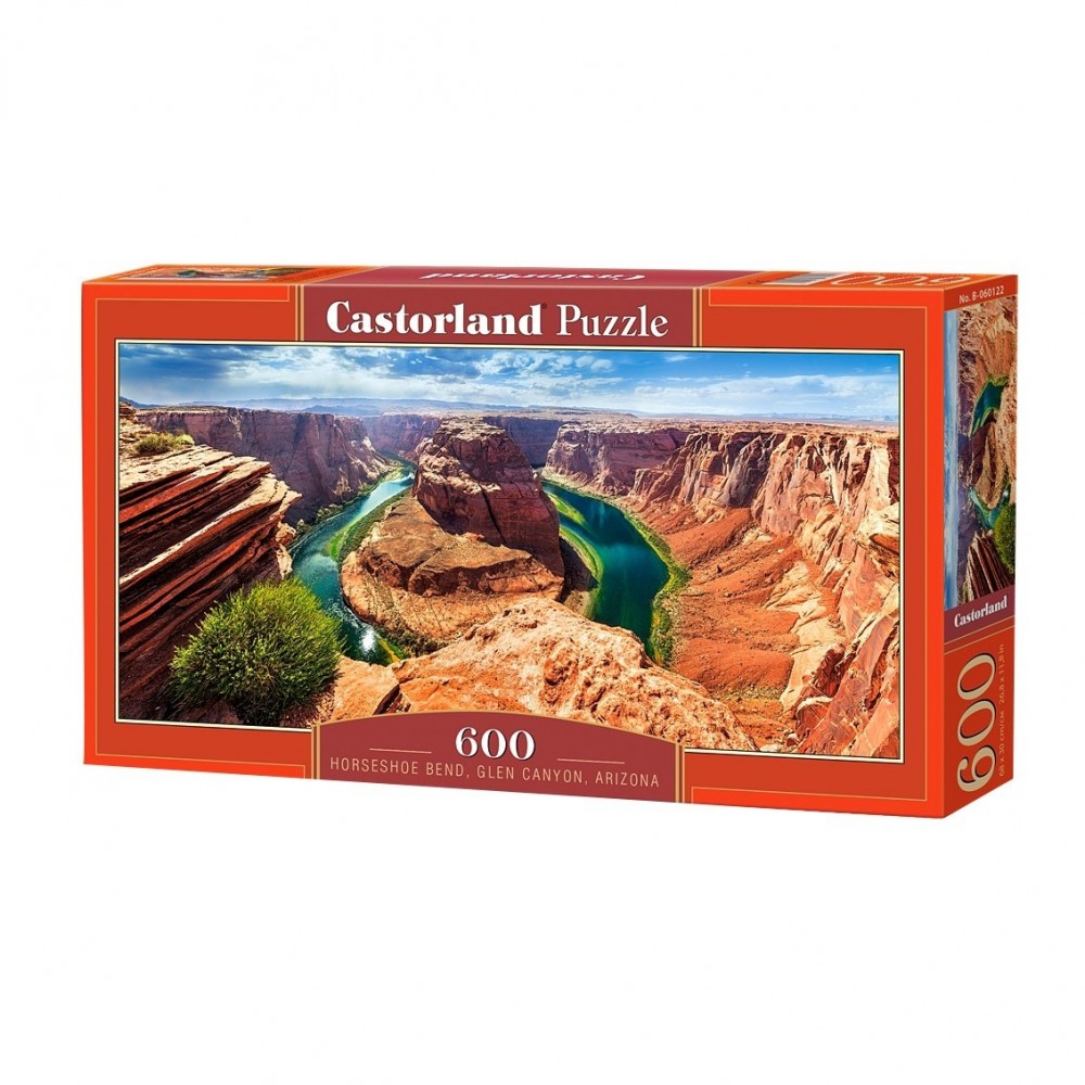 Παζλ Castorland 600 κομμάτια - Το αλογήσιο πέταλο, Glen Canyon, Αριζόνα