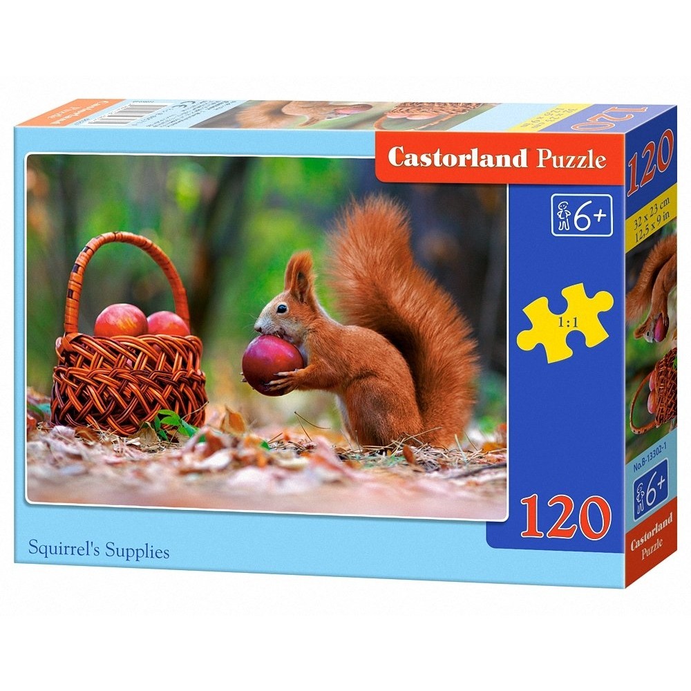 Παζλ Castorland 120 κομμάτια - Σκίουρος