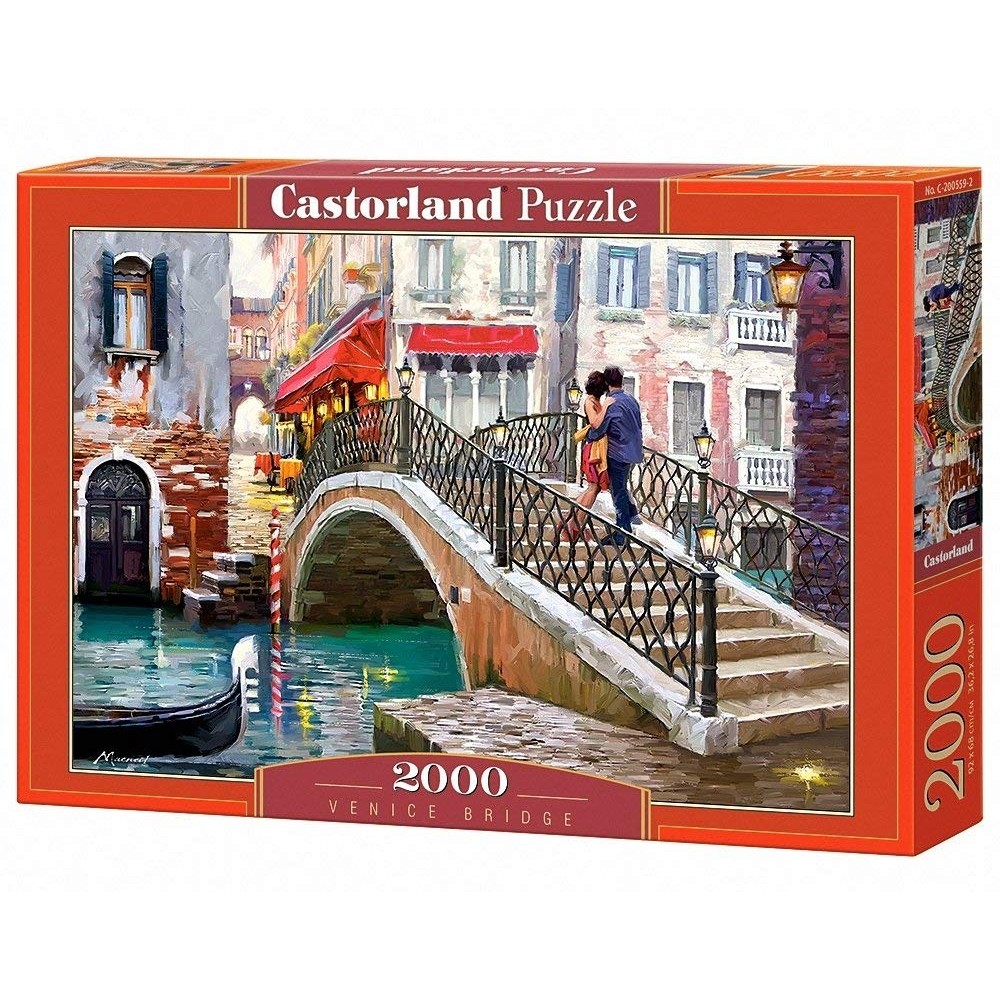 Παζλ Castorland 2000 κομμάτια - Γέφυρα στη Βενετία από τον Richard McNeil