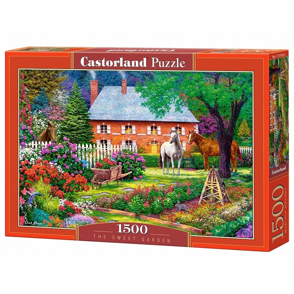 Παζλ Castorland 1500 κομμάτια - Υπέροχος κήπος