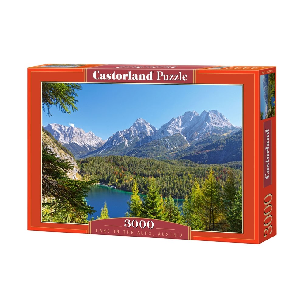 Παζλ Castorland 3000 κομμάτια - Λίμνη στις Άλπεις, Αυστρία