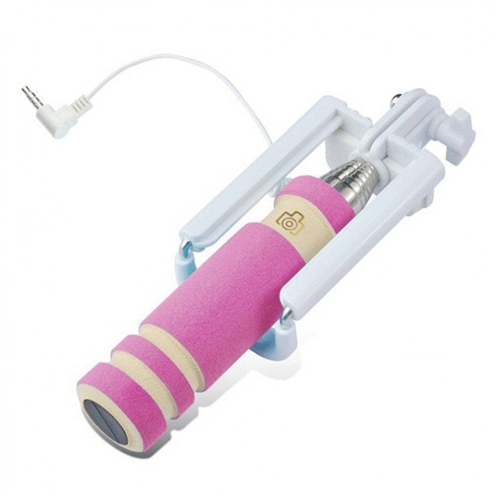 Mini selfie stick - ροζ
