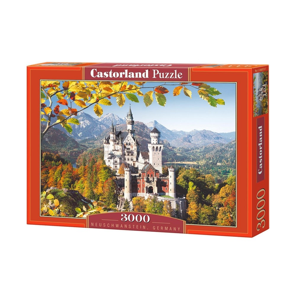 Παζλ Castorland 3000 κομμάτια - Κάστρο Neuschwanstein, Γερμανία