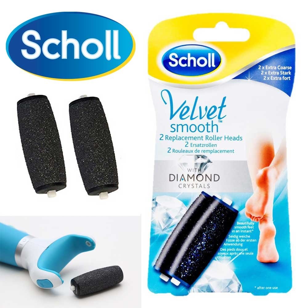 2 τεμάχια Ανταλλακτικά για Scholl Velvet smooth Diamond CRYSTALS