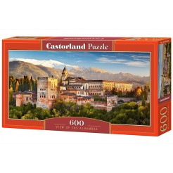 Παζλ Castorland 600 κομμάτια - Η θέα προς Alhambra