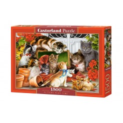 Παζλ Castorland 1500 κομμάτια - Παιχνίδι γάτας