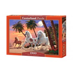 Παζλ Castorland 1500 κομμάτια - Άλογα που καλπάζουν