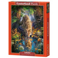 Παζλ Castorland 1500 κομμάτια - Άγριος λύκος