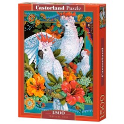 Παζλ Castorland 1500 κομμάτια - Τροπικοί παπαγάλοι