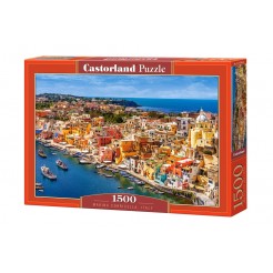 Παζλ Castorland 1500 κομμάτια - Marina Corricella, Ιταλία