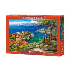 Παζλ Castorland 1500 κομμάτια - Cote d’Azur