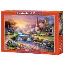 Παζλ Castorland 3000 κομμάτια - Ειρηνικές αντανακλάσεις