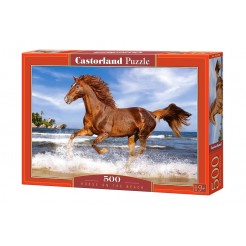 Παζλ Castorland 500 κομμάτια - Άλογο στην παραλία