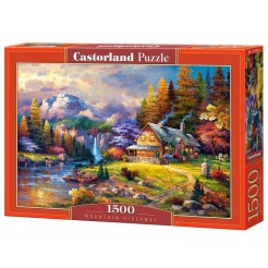 Παζλ Castorland 1500 κομμάτια - Σπίτι στο βουνό