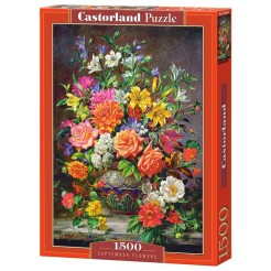Παζλ Castorland 1500 κομμάτια - Λουλούδια το Σεπτέμβριο