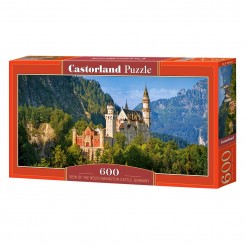 Παζλ Castorland 600 κομμάτια - Το κάστρο Neuschwanstein, Γερμανία