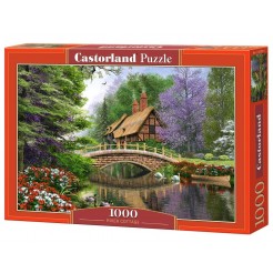 Παζλ Castorland 1000 κομμάτια - Σπίτι στις όχθες του ποταμού