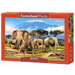 Παζλ Castorland 1000 κομμάτια - Πρωί στο Κιλιμάντζαρο