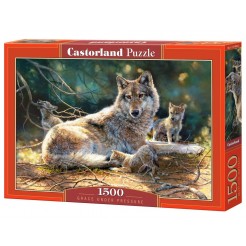 Παζλ Castorland 1500 κομμάτια - Λύκοι