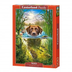 Παζλ Castorland 500 κομμάτια - Σκυλί που κολυμπάει
