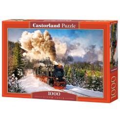 Παζλ Castorland 1000 κομμάτια - Ατμοκίνητο τρένο
