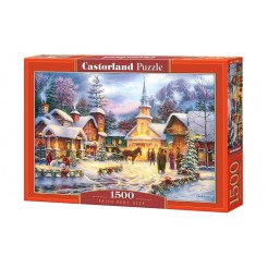 Παζλ Castorland 1500 κομμάτια - Χειμερινό παραμύθι