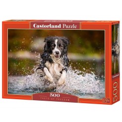 Παζλ Castorland 500 κομμάτια - Η γεύση της ελευθερίας