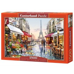 Παζλ Castorland 1500 κομμάτια - Ανθοπωλείο στο Παρίσι