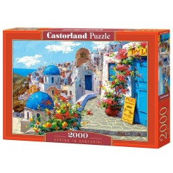 Παζλ Castorland 2000 κομμάτια - Άνοιξη στη Σαντορίνη