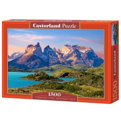 Παζλ Castorland от 1500 κομμάτια - Torres del Paine - Παταγονία, Χιλή