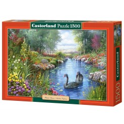 Παζλ Castorland 1500 κομμάτια - Οι μαύροι κύκνοι του Andreas Orpinas