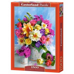 Παζλ Castorland 1500 κομμάτια - Μπουκέτο λουλουδιών