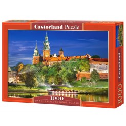 Παζλ Castorland 1000 κομμάτια - Το κάστρο Wawel τη νύχτα, Πολωνία