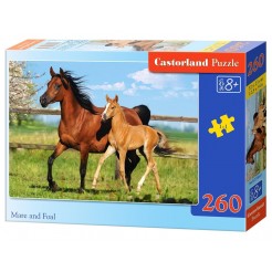 Παζλ Castorland 260 κομμάτια - Άλογα