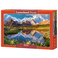 Παζλ Castorland 500 κομμάτια - Καθρέφτης των Βραχωδών Ορών