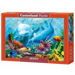Παζλ Castorland 2000 κομμάτια - Η ζωή στον ωκεανό