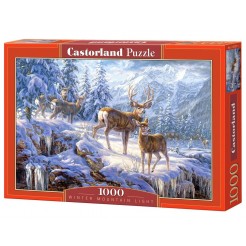Παζλ Castorland 1000 κομμάτια - Χειμερινό φως του βουνού