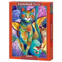 Παζλ Castorland 1500 κομμάτια - Η φιέστα των γατών