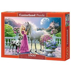Παζλ Castorland 1500 κομμάτια - Ο φίλος μου ο μονόκερος