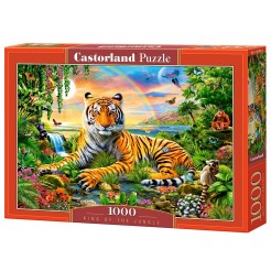 Παζλ Castorland 1000 κομμάτια - Ο βασιλιάς της ζούγκλας