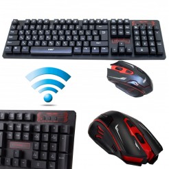 Gaming σετ ασύρματο πληκτρολόγιο και ασύρματο ποντίκι HK6500