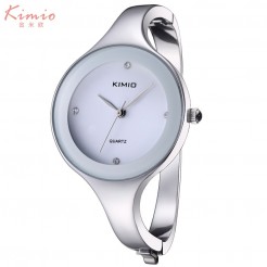 Γυναικείο ρολόι Kimio Super Lux με άσπρο καντράν