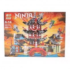 Τουβλάκια Βουδιστικός πύργος Ninja - 800+ τεμάχια