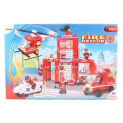 Τουβλάκια Πυροσβεστικός σταθμός Fire Rescue - 509 τεμάχια