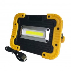 3 σε 1 Ισχυρός επαναφορτιζόμενος προβολέας COB LED με φακό και έκτακτης ανάγκης φως