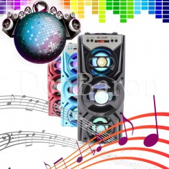 LED ηχείο με Bluetooth και φωτάκια: MS-222BT