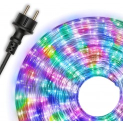 Χριστουγεννιάτικα LED λαμπάκια 10 μέτρα με 8 αυτόματες λειτουργίες και παροχή ηλεκτρικού ρεύματος που δεν θερμαίνεται