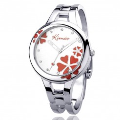 Γυναικείο ρολόι Kimio Flower Heart με κρύσταλλα Swarovski