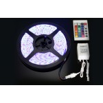 Σετ RGB LED ταινία 5 μέτρα, 5050 δίοδοι, με τηλεχειριστήριο και παροχή ρεύματος - 8